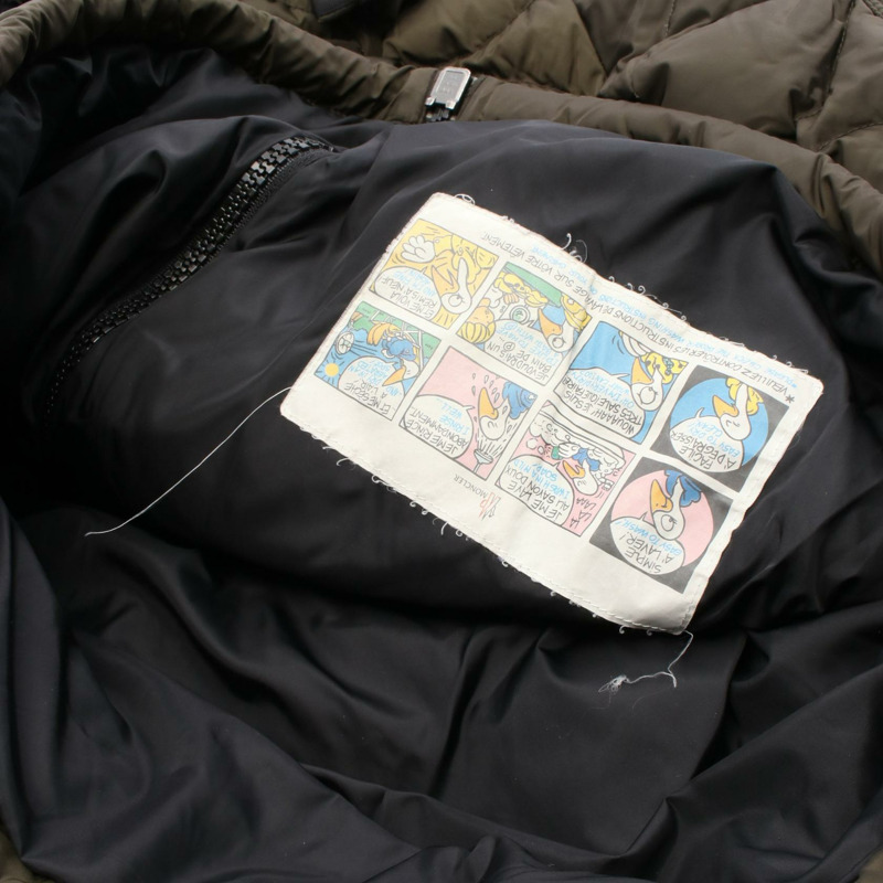 MONCLER MORANDIERES 帶帽羽絨衣 4131805 尼龍卡其色 #3 二手男款-7