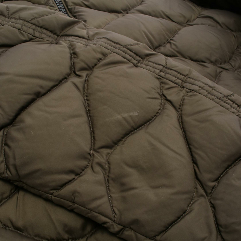 MONCLER MORANDIERES 帶帽羽絨衣 4131805 尼龍卡其色 #3 二手男款-8