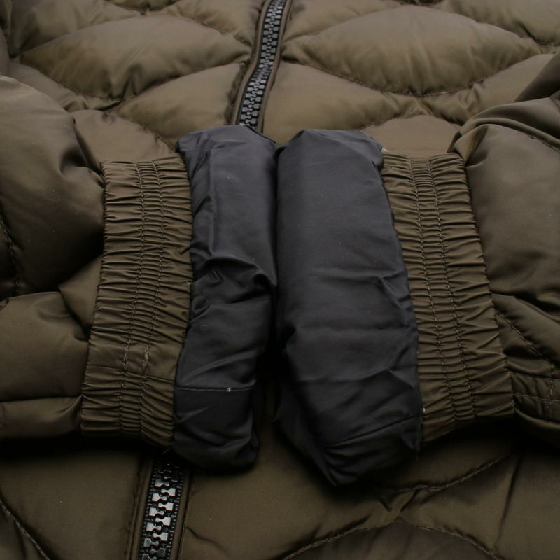 MONCLER MORANDIERES 帶帽羽絨衣 4131805 尼龍卡其色 #3 二手男款-10