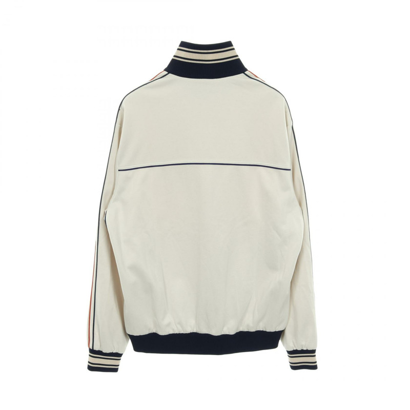 GUCCI 外套 其他款式 752285 聚酯纖維/棉 白色 海軍藍 紅色 二手 男款-1