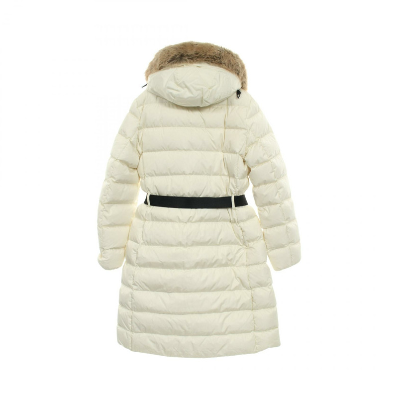 MONCLER FLOE 羽絨外套 尼龍 米色 二手 女款-1