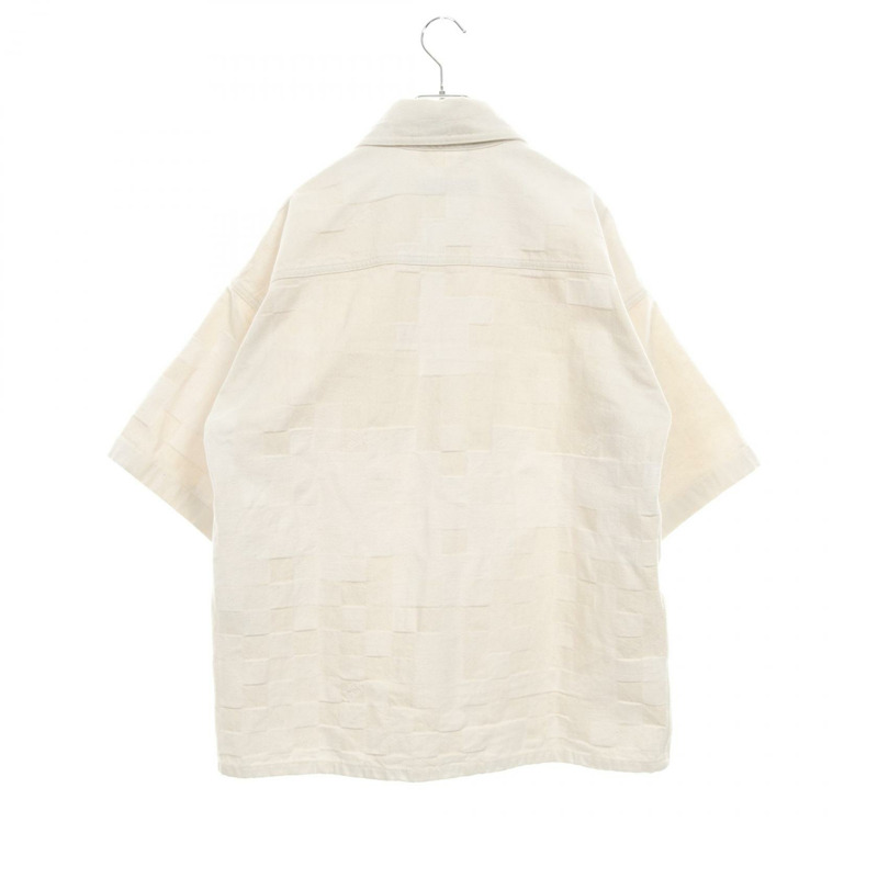 路易威登 Damier 短袖牛仔襯衫上衣 #M RM242MM KCS HRS35W 棉-1