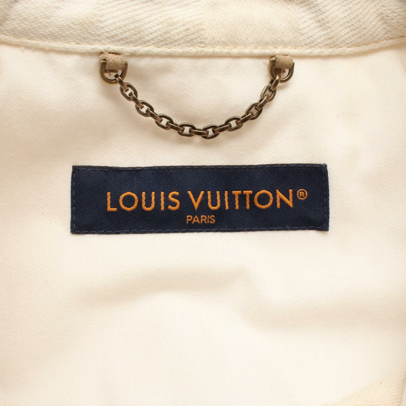 路易威登 Damier 短袖牛仔襯衫上衣 #M RM242MM KCS HRS35W 棉-2