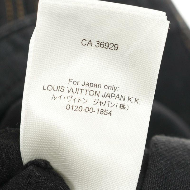 路易威登 (LOUIS VUITTON) 男士牛仔夾克 HOS12W 黑色純棉款二手男款 M 碼-3