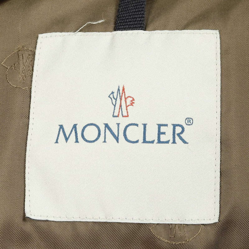MONCLER CLEMATITE 羽絨外套 聚酯纖維/毛皮 卡其色 二手 女款-2