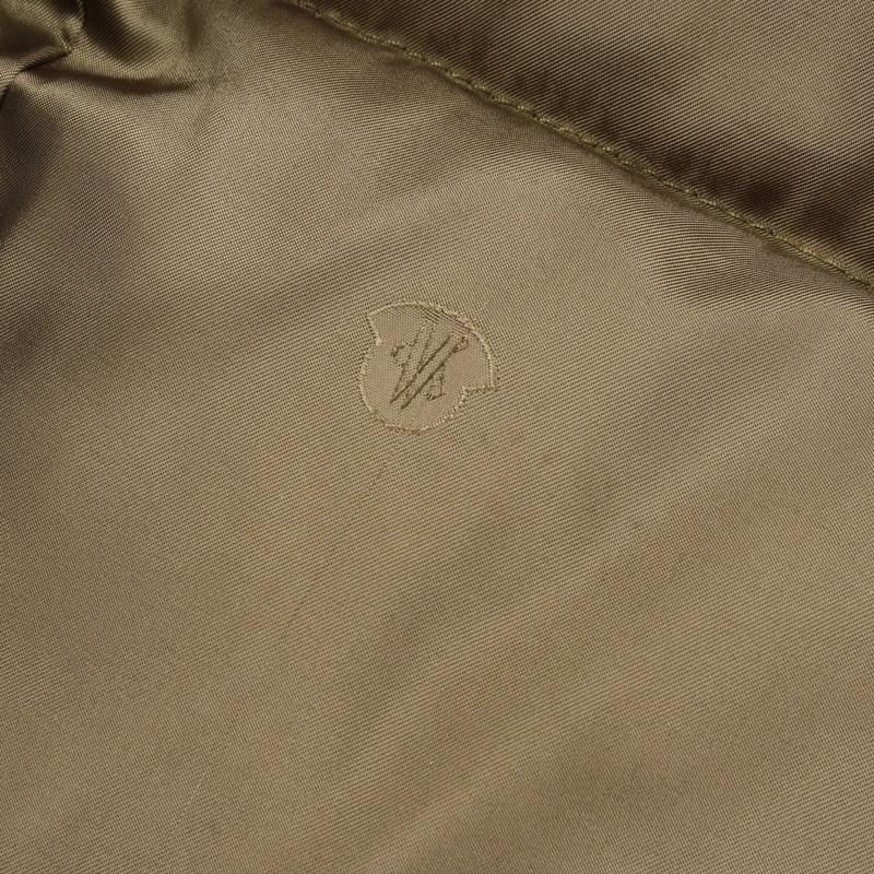 MONCLER CLEMATITE 羽絨外套 聚酯纖維/毛皮 卡其色 二手 女款-8