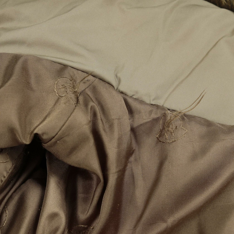 MONCLER CLEMATITE 羽絨外套 聚酯纖維/毛皮 卡其色 二手 女款-9