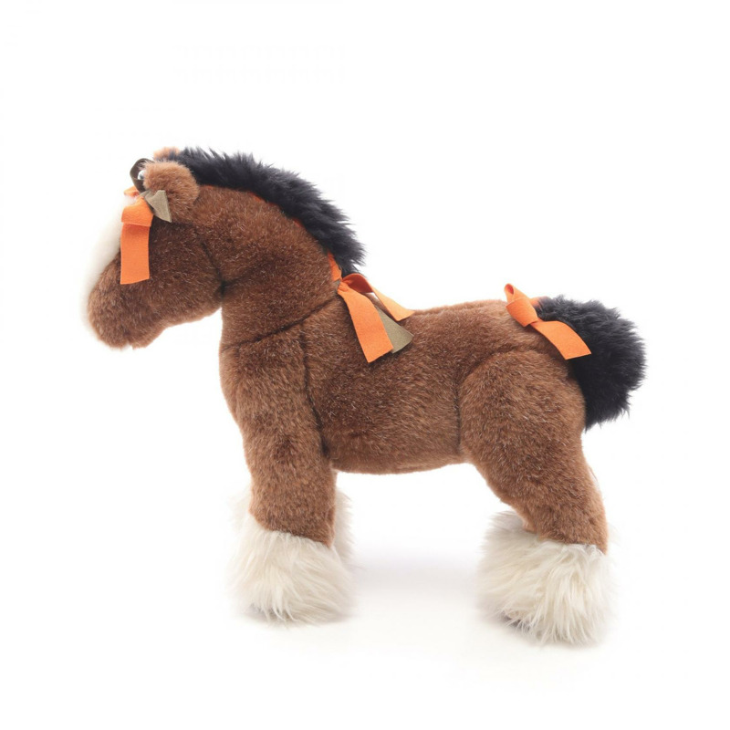 愛馬仕 Hermy ppm 毛絨玩具，麂皮絨材質，棕色、米色、黑色，二手，女士款-1