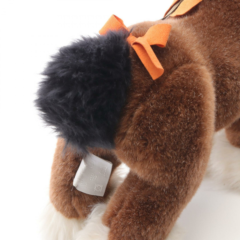 愛馬仕 Hermy ppm 毛絨玩具，麂皮絨材質，棕色、米色、黑色，二手，女士款-6