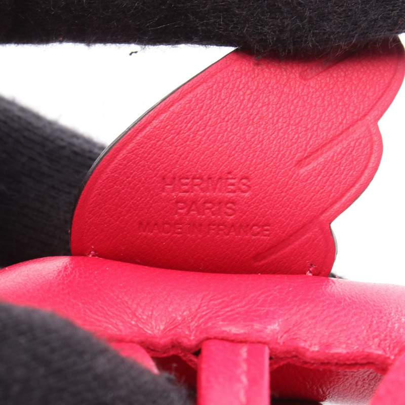 愛馬仕 Rodeo Pegasus PM 包飾,米洛羊羔皮,Swift 粉紅色,二手,女士 B-2