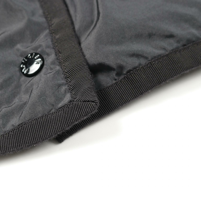 MONCLER ROSE 女士連帽拉鍊羽絨服,聚酯材質,黑色,0號,二手-9