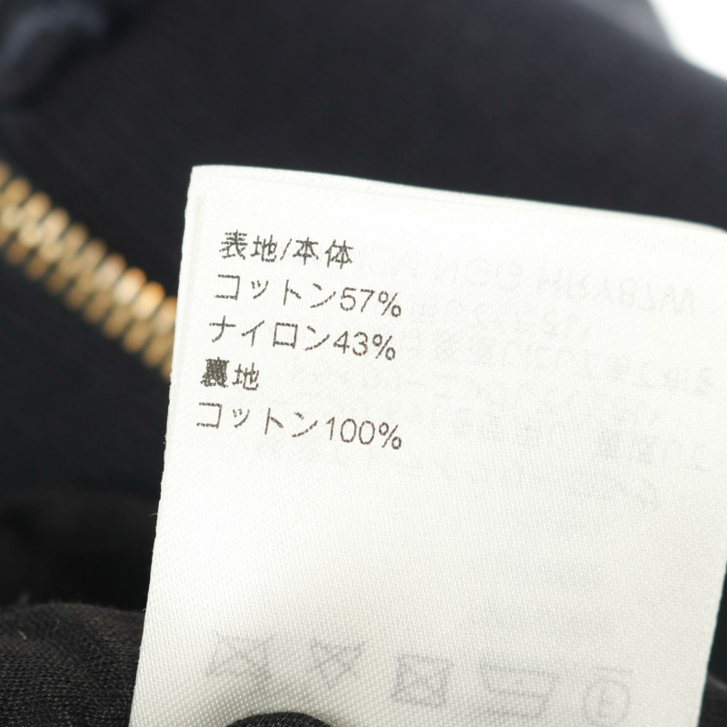 路易威登 Damier 絎縫拉鍊短款夾克，棉質，海軍藍，二手，男款 XS 碼-4