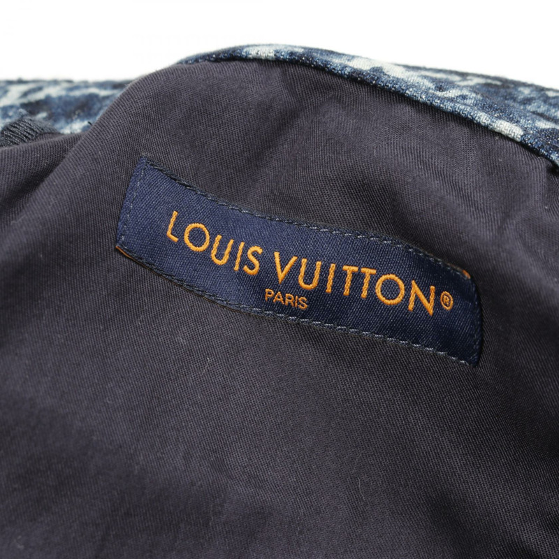 路易威登 Monogram 牛仔褲 HPD15W 棉質海軍藍，二手男款 30 碼-2