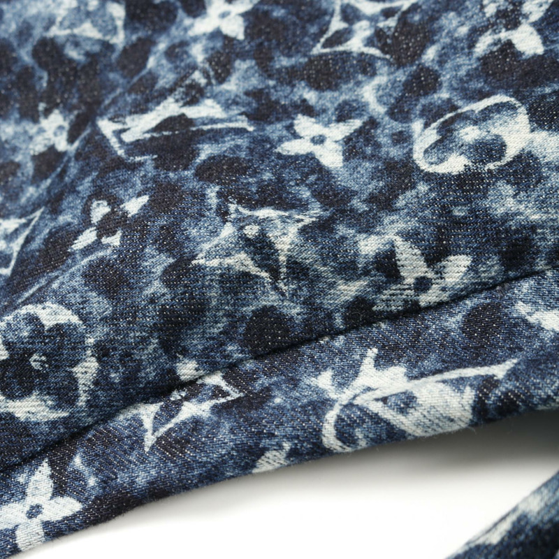 路易威登 Monogram 牛仔褲 HPD15W 棉質海軍藍，二手男款 30 碼-8