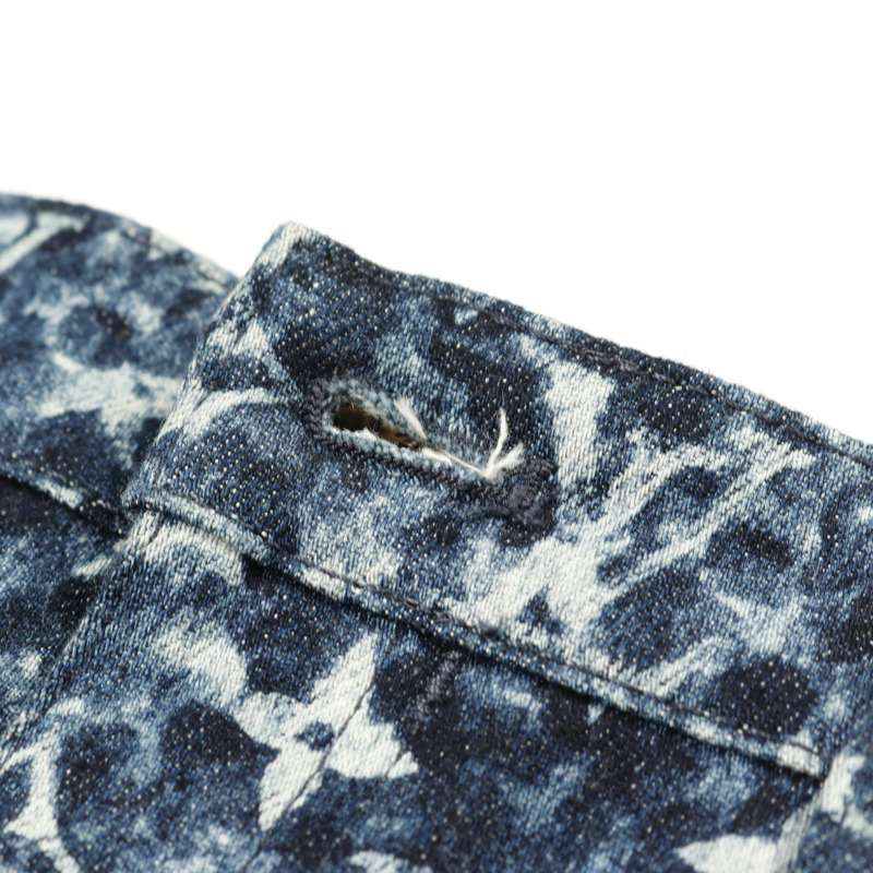 路易威登 Monogram 牛仔褲 HPD15W 棉質海軍藍，二手男款 30 碼-9