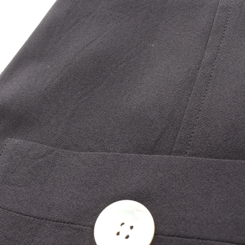 PRADA 緞面貂皮半身裙,人造絲混紡,黑色,40碼,二手女裝-11