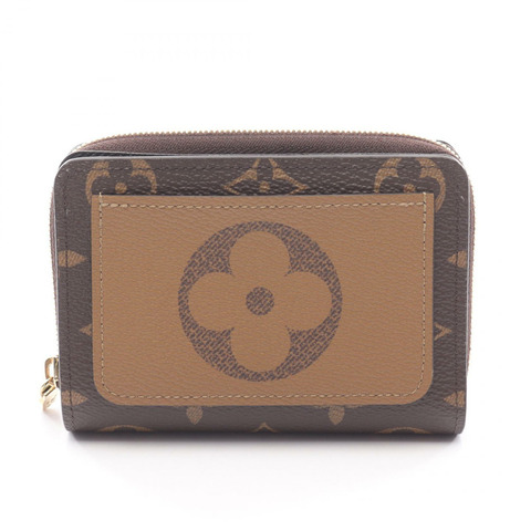 路易威登 Portefeuille Lou 雙折皮夾 M81461 Monogram 反面款 二手