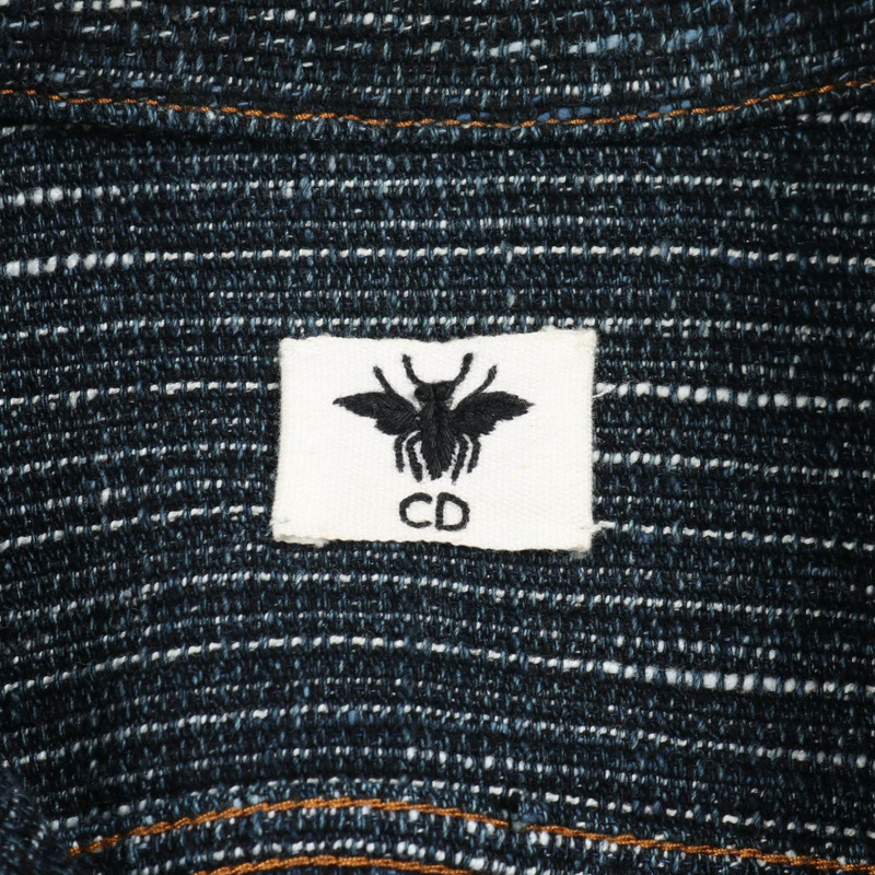 Dior BEE 刺繡其他夾克 222V11A3514 棉質海軍藍二手女裝-2