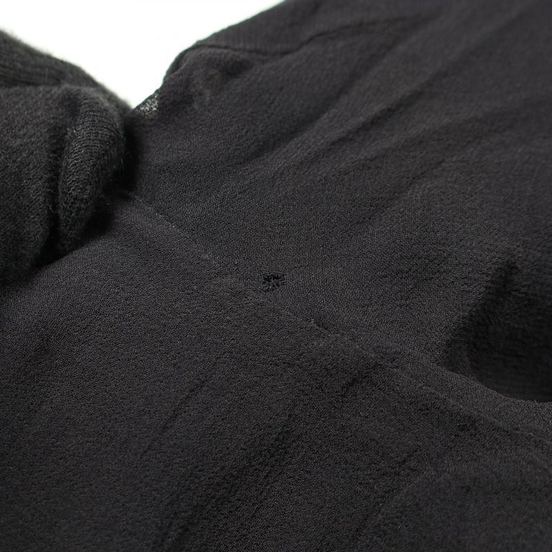 香奈兒 COCO 標誌無色外套 P13435V02935 羊毛海軍藍二手女款-5