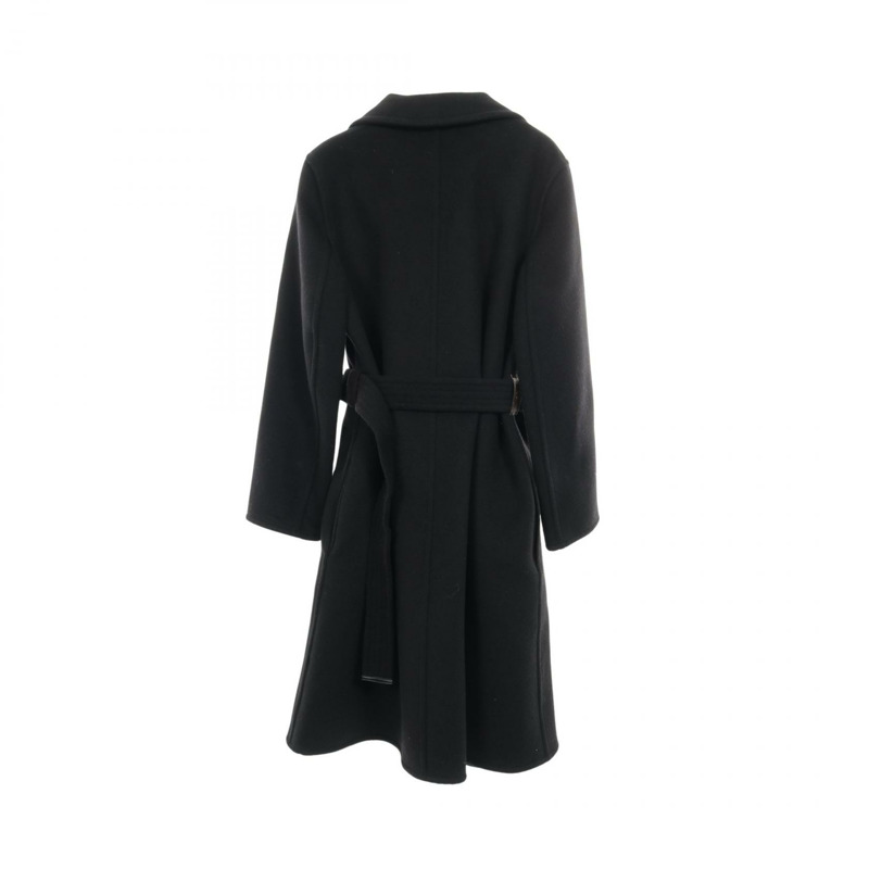 路易威登 Monogram 其他外套 FGC045QWE 羊毛絲綢 黑色 二手 女士-1