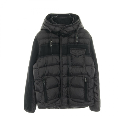 MONCLER RYAN 羽絨外套 B20914139285 尼龍羊毛 黑色 2碼 二手 男款