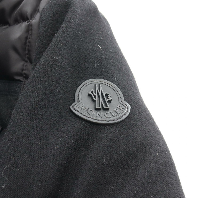 MONCLER RYAN 羽絨外套 B20914139285 尼龍羊毛 黑色 2碼 二手 男款-5