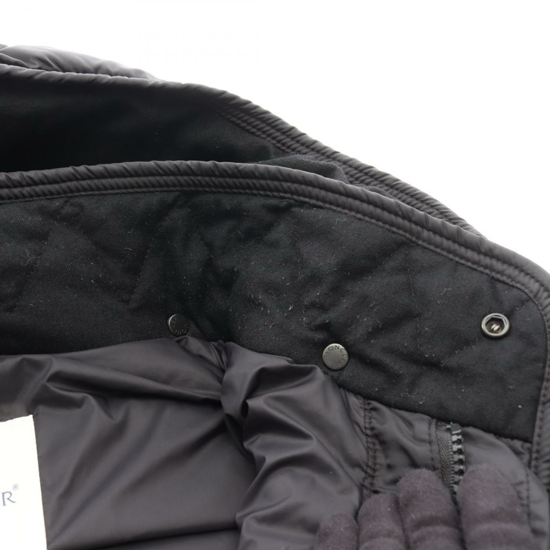 MONCLER RYAN 羽絨外套 B20914139285 尼龍羊毛 黑色 2碼 二手 男款-7