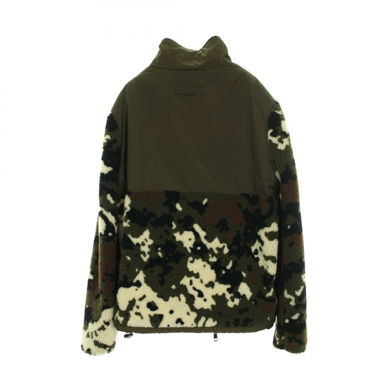 MONCLER 男士尼龍/腈綸混紡卡其色短夾克,L碼,二手-3