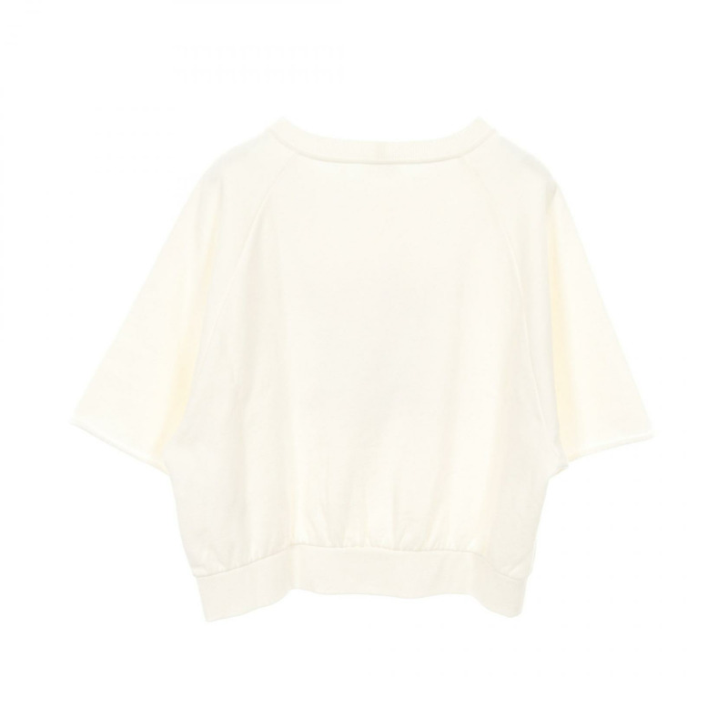 CELINE Triomphe 短袖衛衣 2Y58A670Q 純棉 白色 二手 M 碼-1