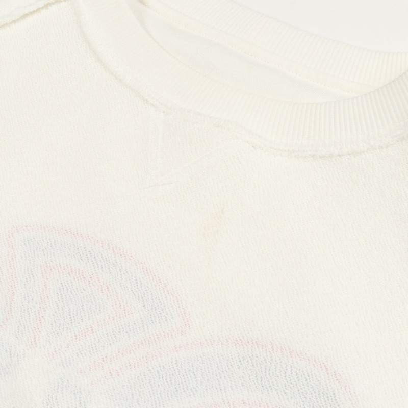 CELINE Triomphe 短袖衛衣 2Y58A670Q 純棉 白色 二手 M 碼-5