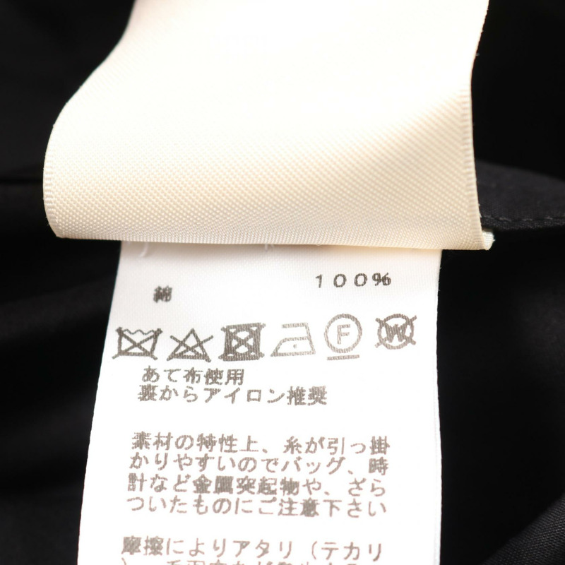 愛馬仕 (HERMES) 42號長洋裝 4E0646DV 純棉黑二手女裝-3