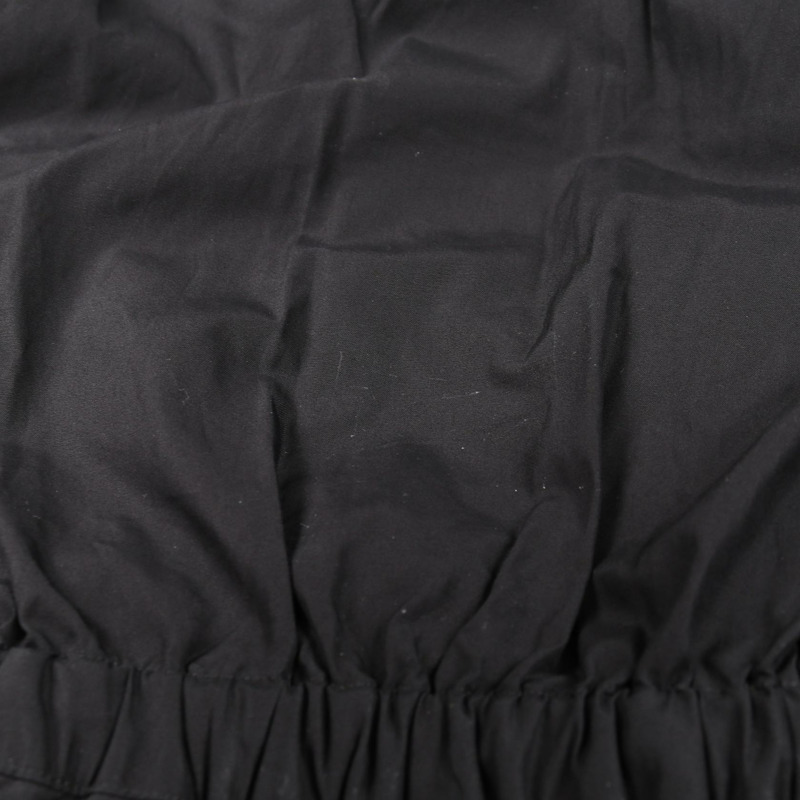 愛馬仕 (HERMES) 42號長洋裝 4E0646DV 純棉黑二手女裝-7