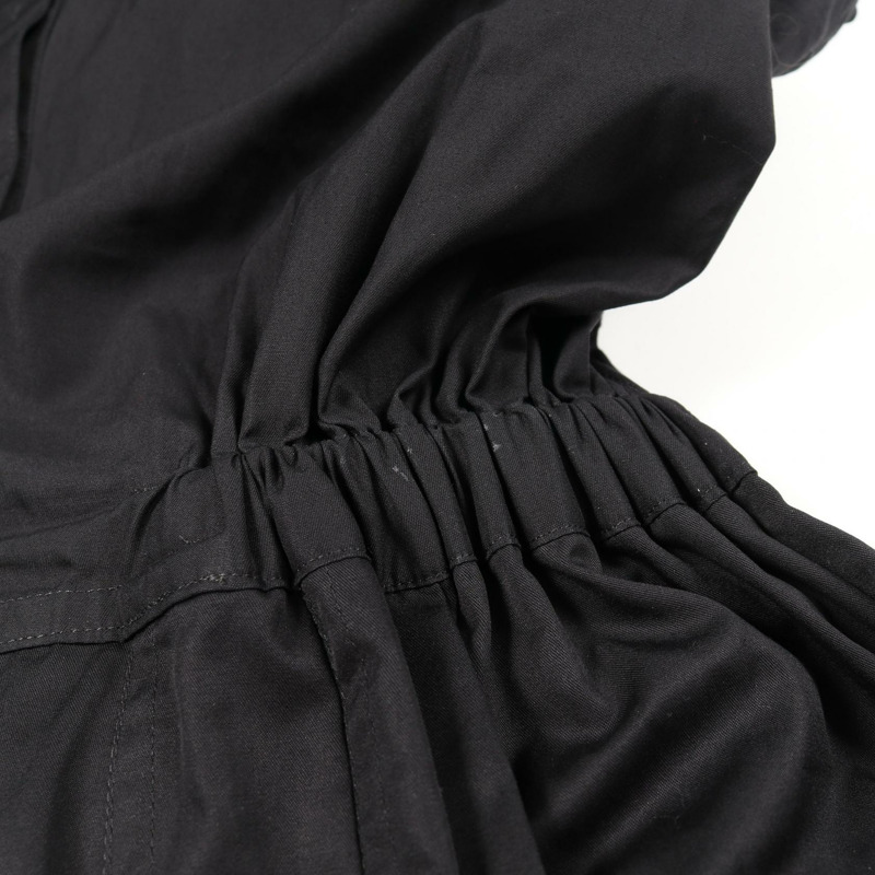 愛馬仕 (HERMES) 42號長洋裝 4E0646DV 純棉黑二手女裝-10