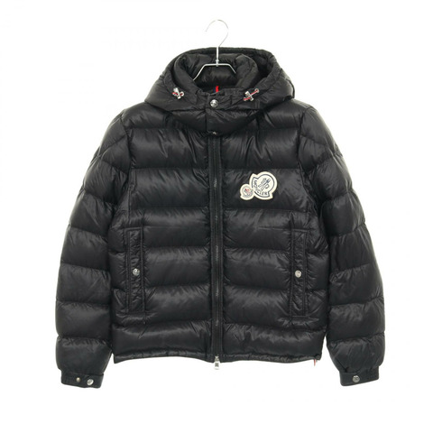 MONCLER BRAMANT 羽絨外套 #1 連帽衫 4181149 尼龍 黑色 二手 男款