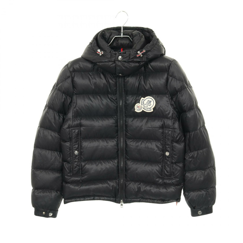 MONCLER BRAMANT 羽絨外套 #1 連帽衫 4181149 尼龍 黑色 二手 男款-0