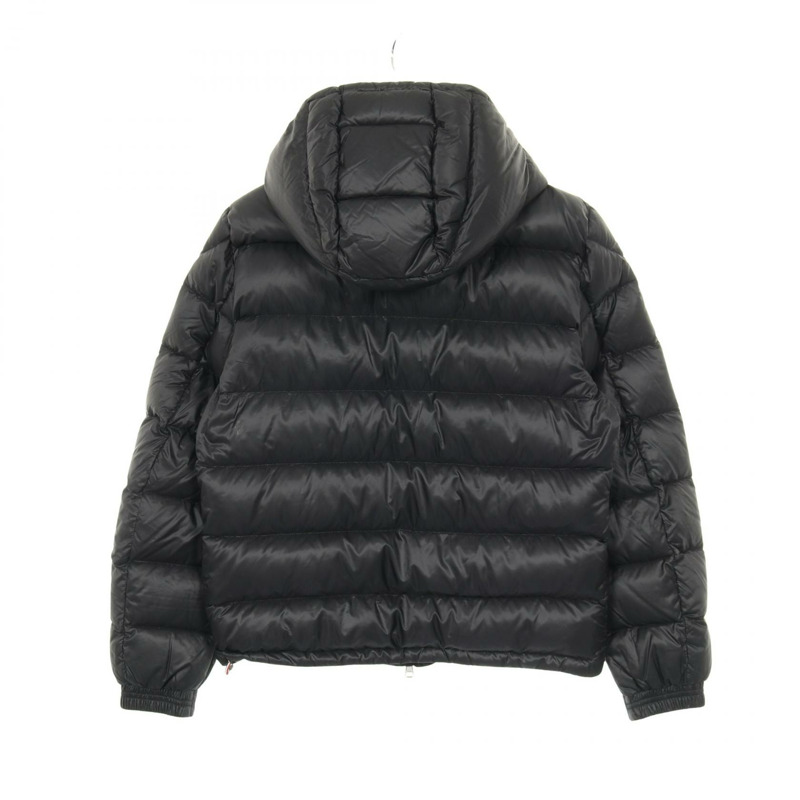 MONCLER BRAMANT 羽絨外套 #1 連帽衫 4181149 尼龍 黑色 二手 男款-1