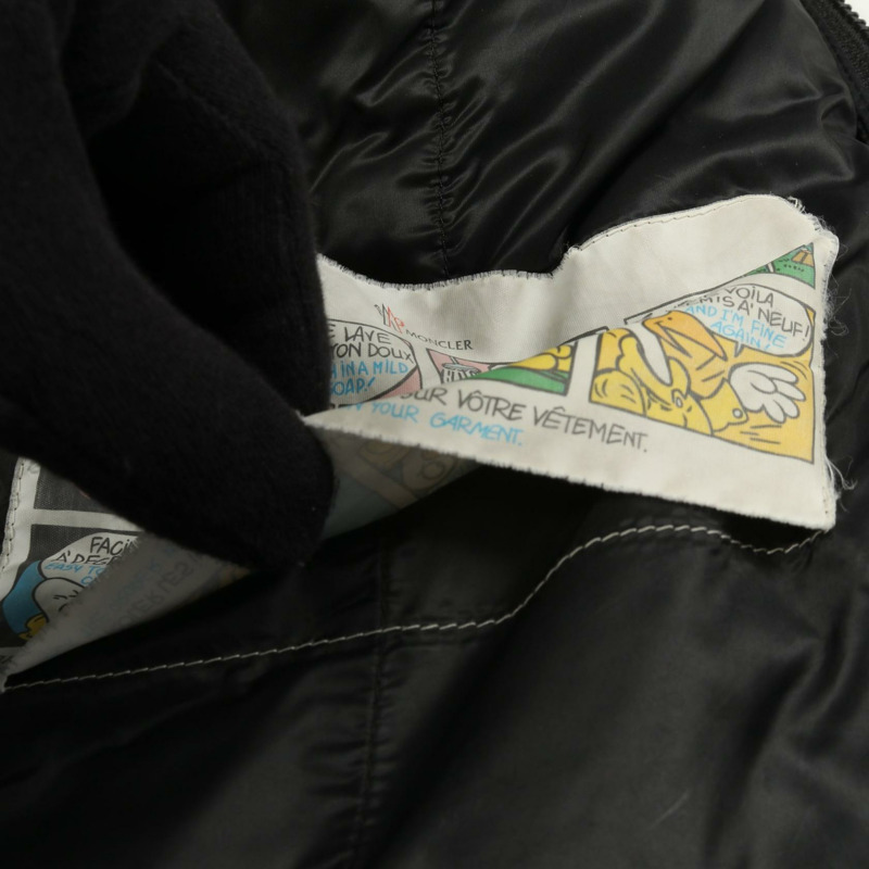 MONCLER BRAMANT 羽絨外套 #1 連帽衫 4181149 尼龍 黑色 二手 男款-8
