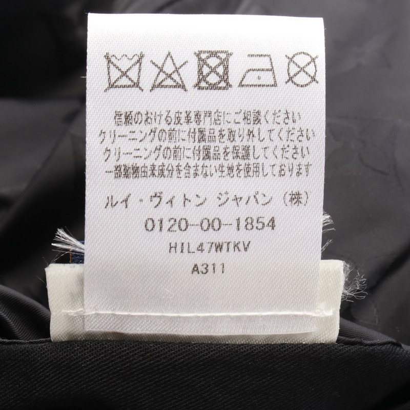 路易威登 Monogram 其他夾克 皮革 尼龍 黑色 二手 男士-4