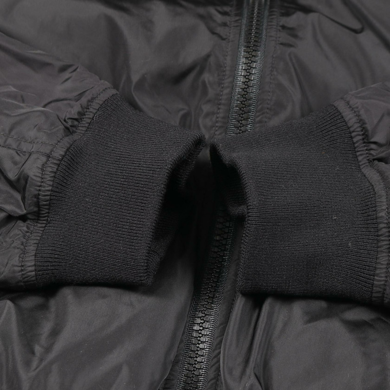 范思哲 (VERSACE) 雙面穿尼龍聚酯夾克，黑色/黃色，二手男款 #50-7