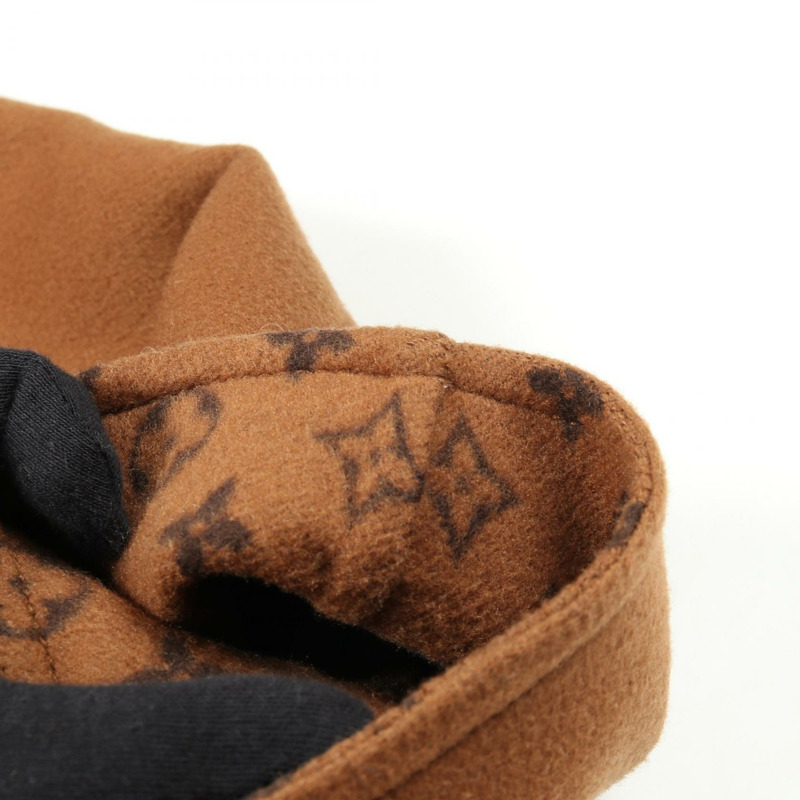 路易威登 Monogram 其他羊毛棕色二手女外套-9