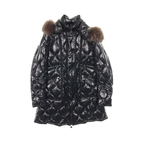 MONCLER LONTRE 尼龍黑色羽絨外套（二手女款）