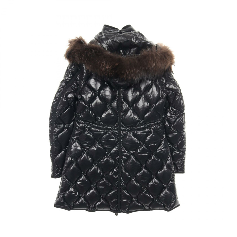 MONCLER LONTRE 尼龍黑色羽絨外套（二手女款）-1