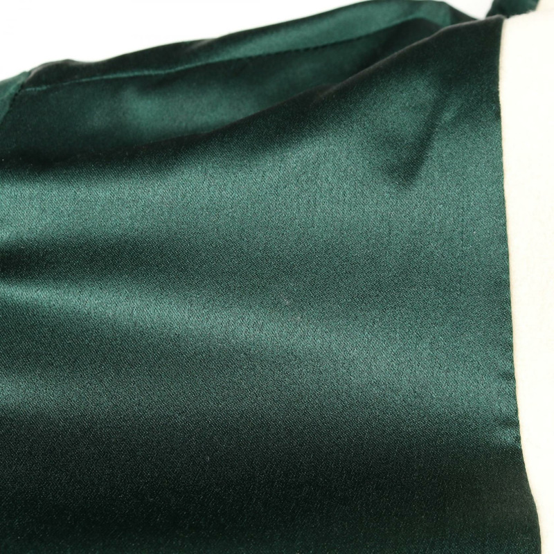 香奈兒 COCO 標誌紐扣 其他羊毛外套 綠色 二手 女士-6