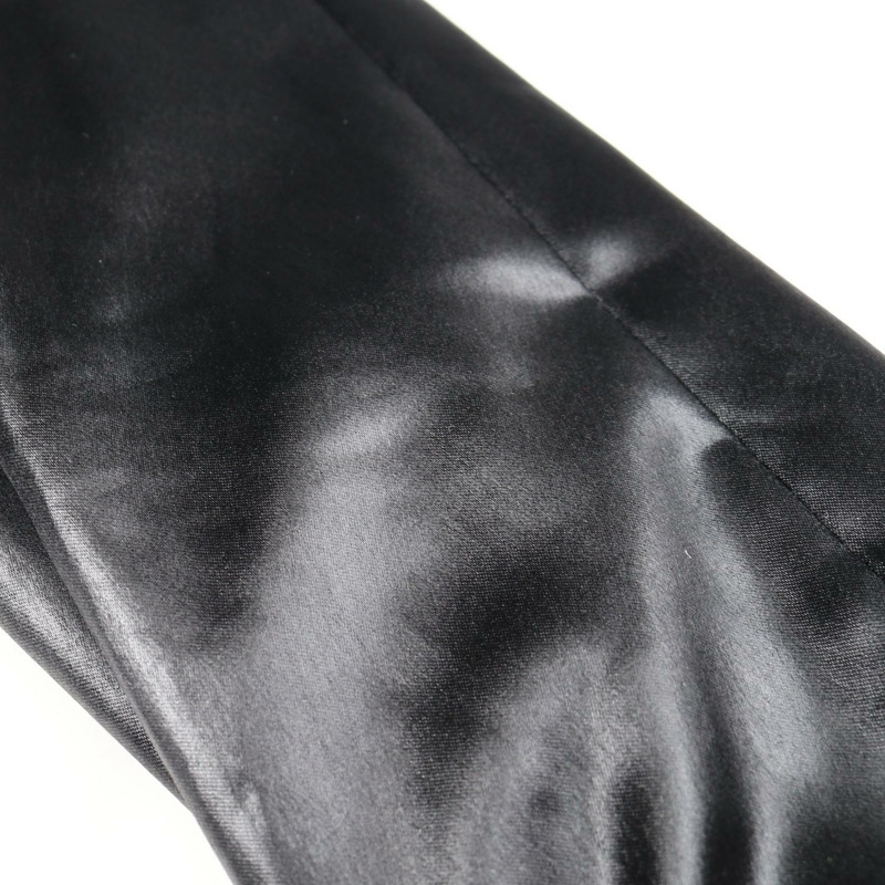CELINE 威爾特恩展 Liquid Satin Teddy Blouson 夾克 #44 真絲醋酸纖維 黑色-5