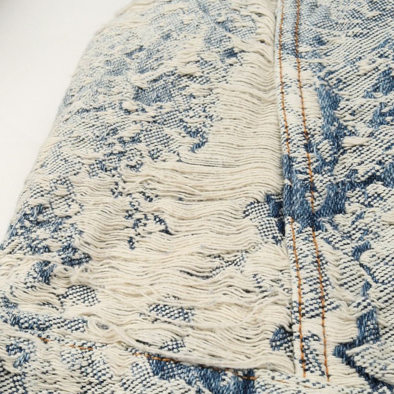 路易威登經典Monogram牛仔外套 #46 棉質 米色 藍色 二手 男款-13