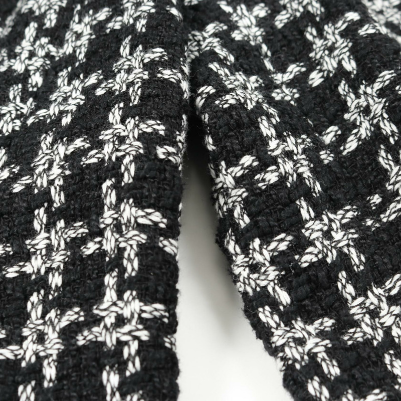 香奈兒其他外套 P37602V27235 絲棉 黑白 二手 女士-5