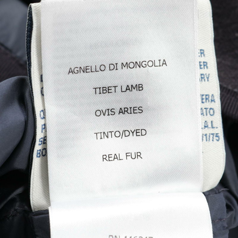 MONCLER AMELIE 羽絨衣 尼龍毛絨 海軍藍 黑色 二手 女款-5