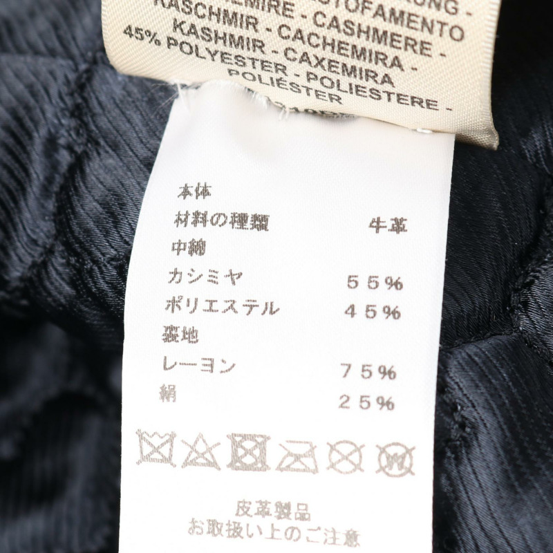 愛馬仕黑色二手女款小牛皮牛仔布-3