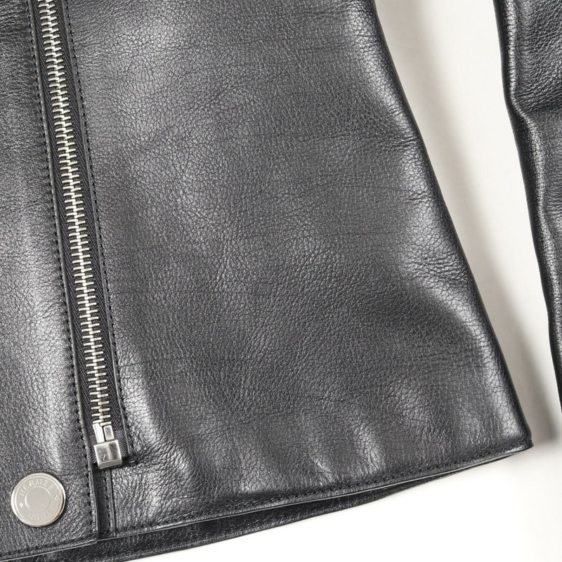 愛馬仕黑色二手女款小牛皮牛仔布-8