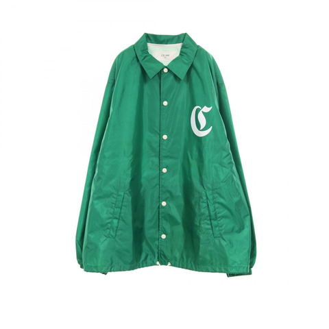 CELINE 其他款式夾克 尼龍 綠色 二手 男士